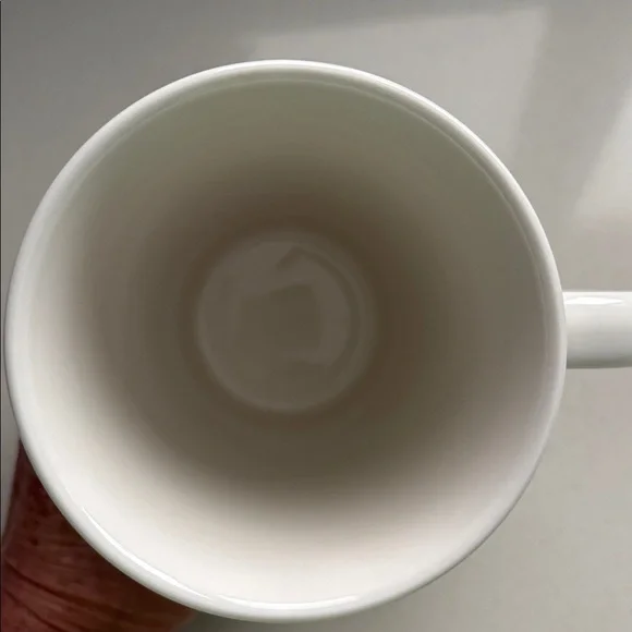 Starbucks VENTI 20 PUNCES White Mug with Red Accents - Picture 5 of 5